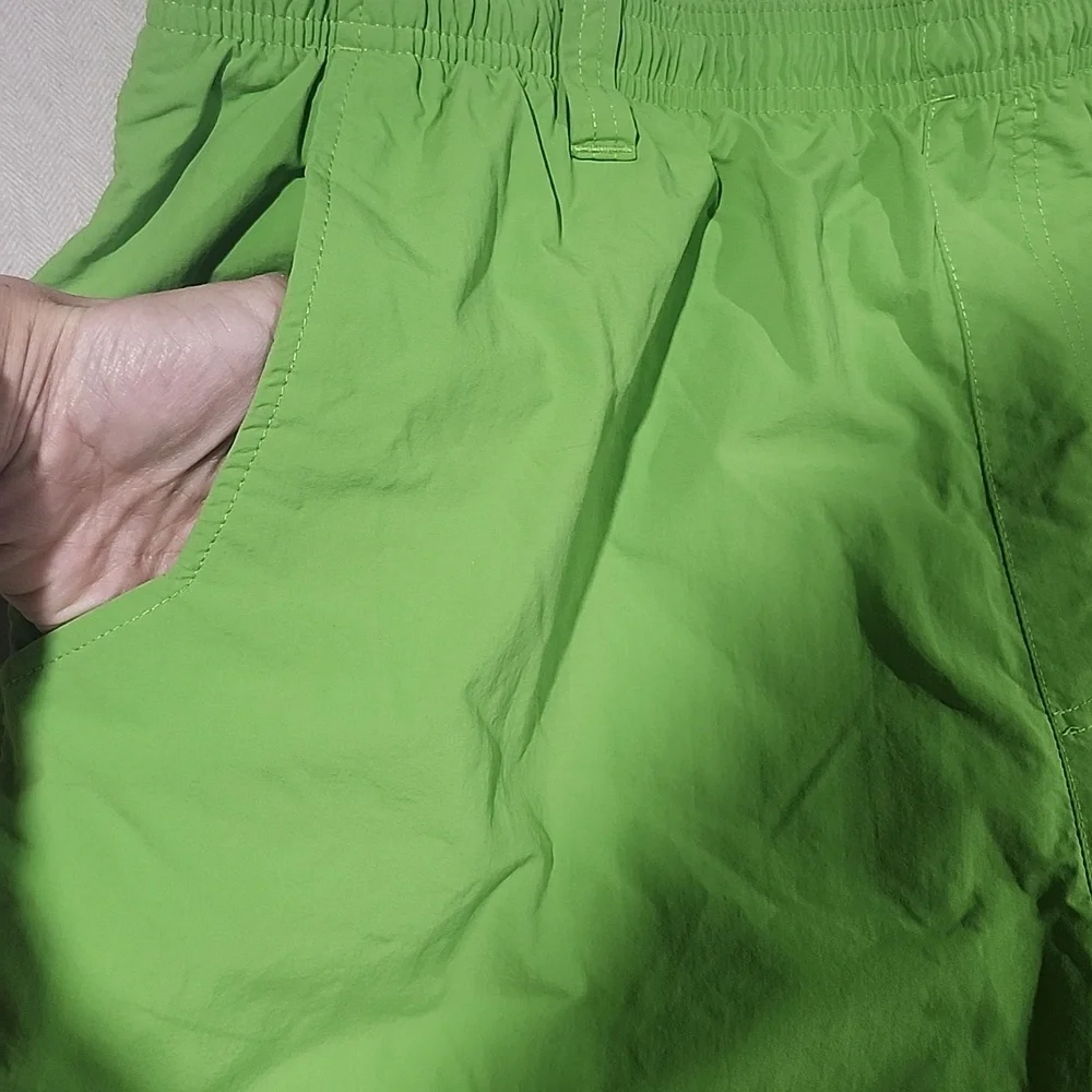 Colombia PFG‎ Performance Fishing Gear Green Elastic Drawstring Men's Shorts XL
